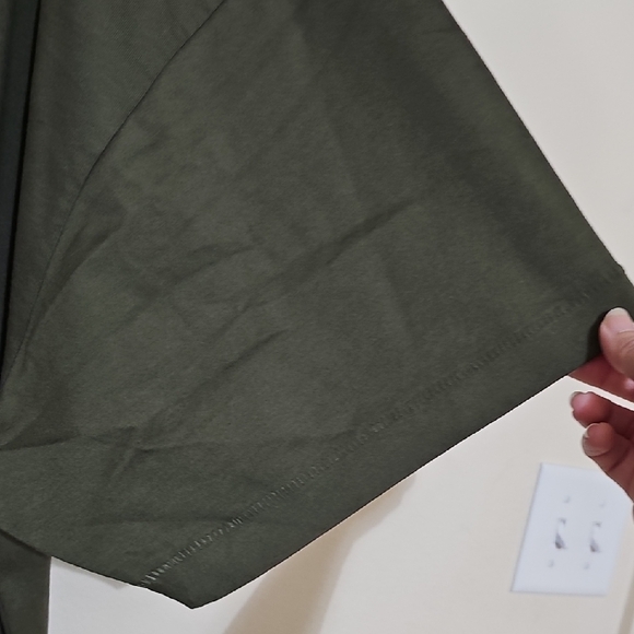 Fear of God Essentials Olive Short Sleeve Logo Tee - Picture 7 of 7